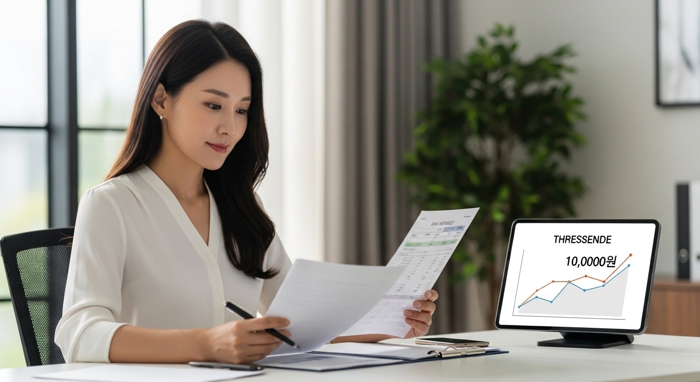 금융소득 1000만원 기준선을 고민하는 40대 재무 상담가