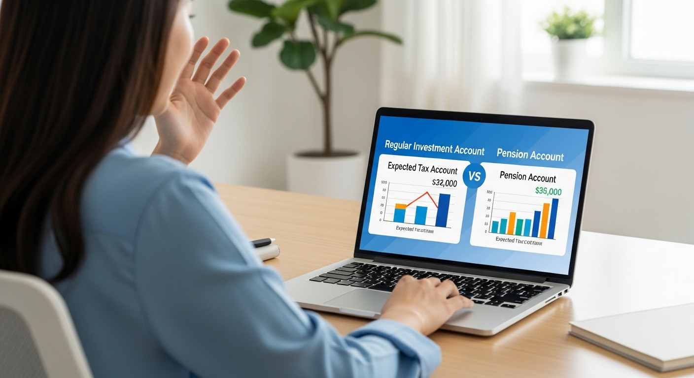 일반계좌와 연금계좌의 세금 차이를 보고 놀라는 한국인 투자자