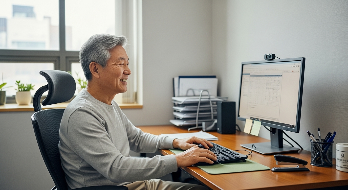 파트타임 근로로 직장가입자 자격을 유지하는 한국 은퇴자