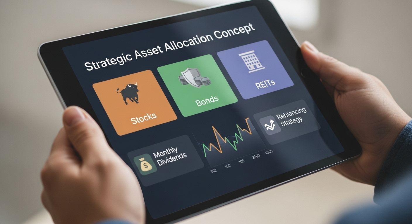 성공적인 은퇴를 위한 월배당 ETF 포트폴리오 자산 분산 및 배분 전략 이미지