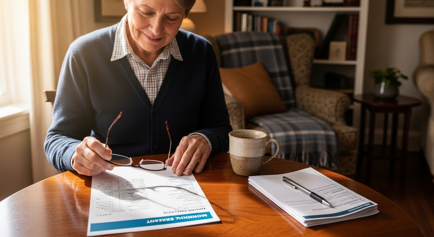 은퇴 후 매월 받는 안정적인 월급처럼 현금 흐름을 계획하는 사람