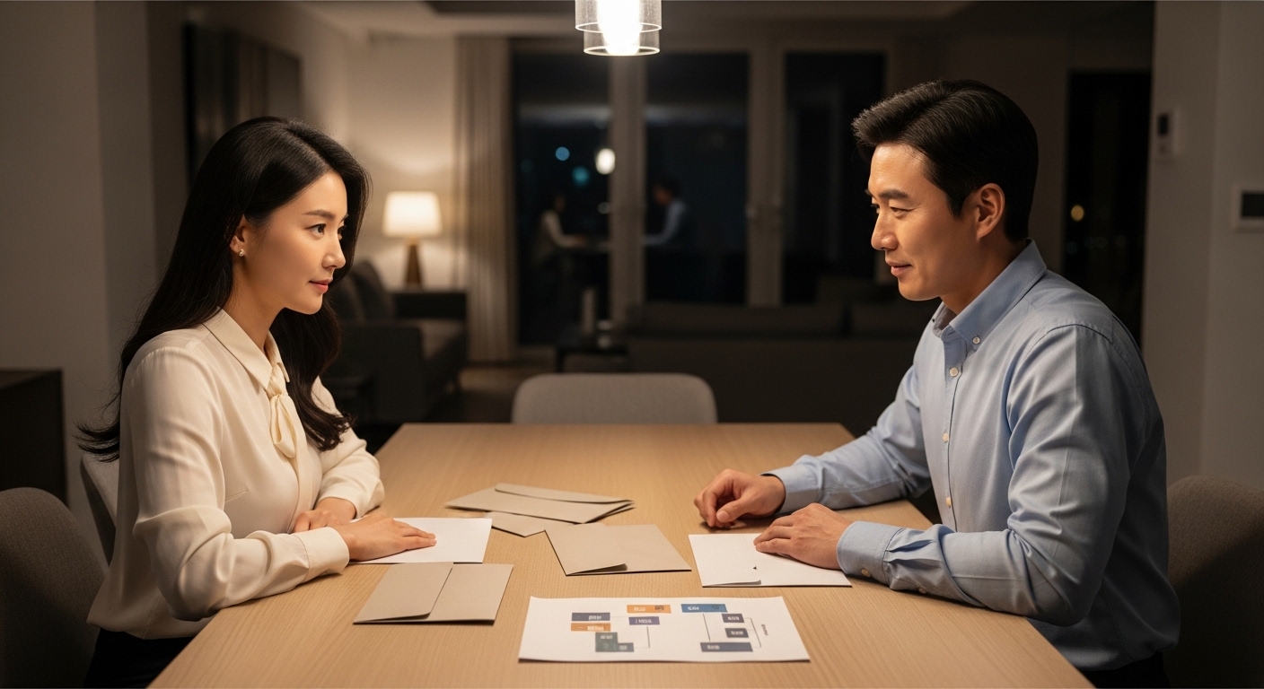 가족 간 증여와 명의 분산으로 금융소득을 나누는 모습