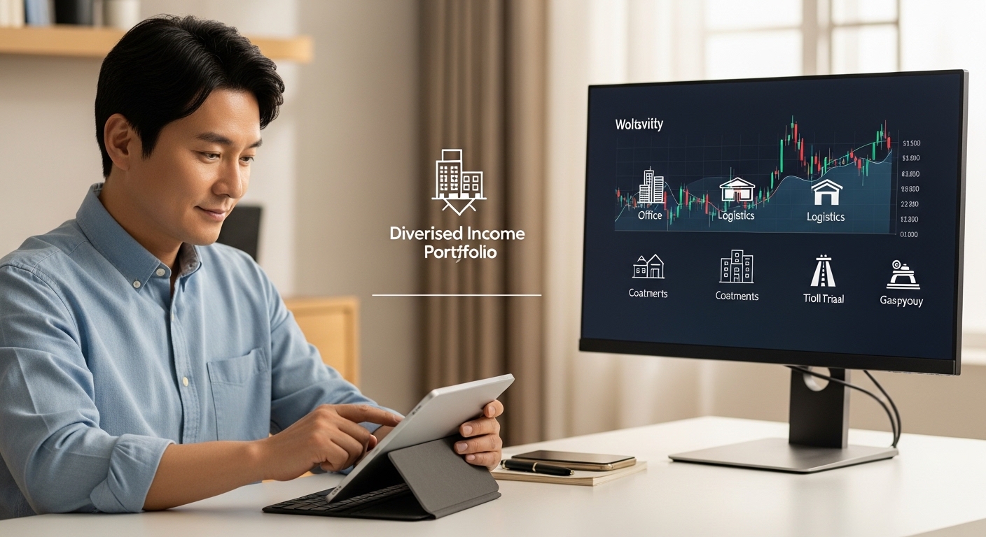변동성 장세에서도 리츠와 인프라로 현금흐름을 점검하는 40대 한국인 투자자