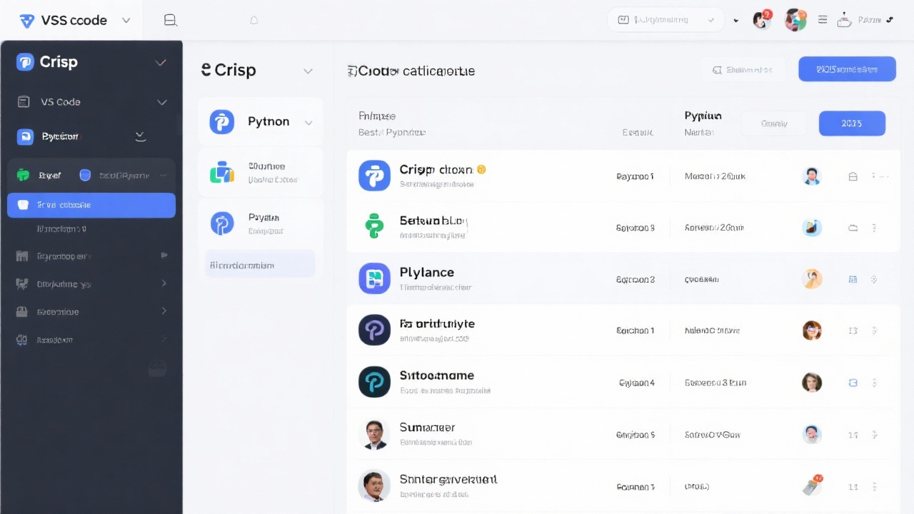 2025년 파이썬 개발을 위한 VS Code와 필수 확장 프로그램인 Python과 Pylance 설치 화면과 표